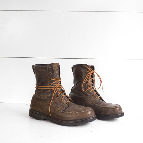 sears moc toe boots