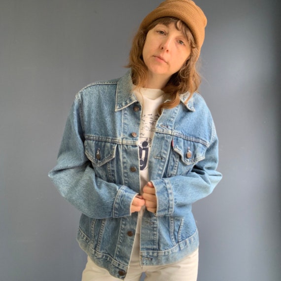 Late 70’s Levi’s Denim Trucker Jacket Light Blue