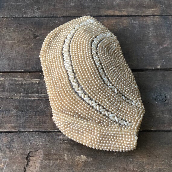 1940’s Beaded Clutch Zip Top Pouch - image 3