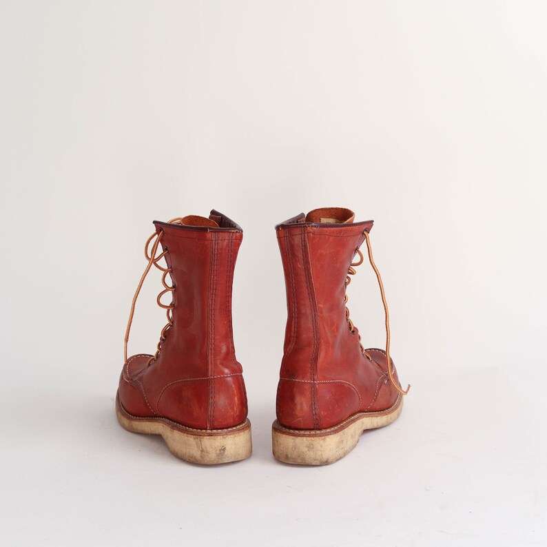 Vintage Hudson Bay Herters Boot Vintage Tall Leather LaceUp Etsy