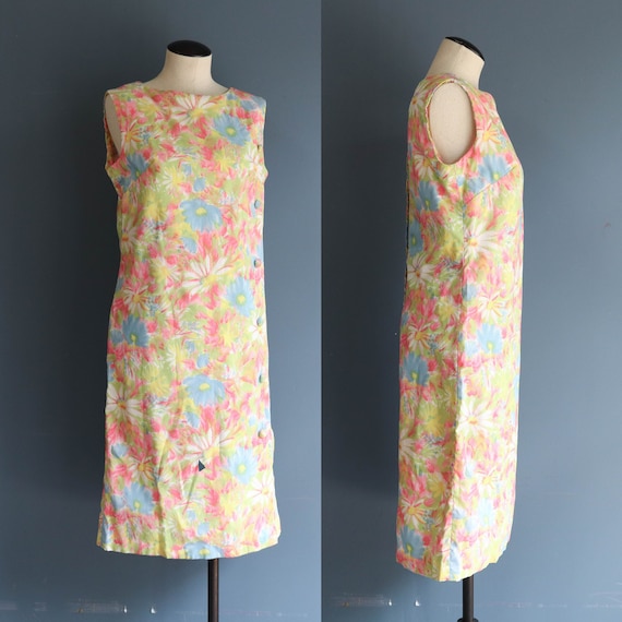 L’Aiglon Pastel Floral Sleeveless Dress