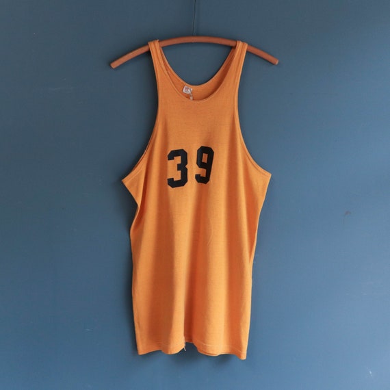 1950’s Russell Southern Co. Yellow Basketball Jers