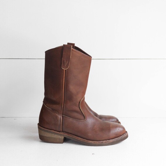 vintage iron age boots