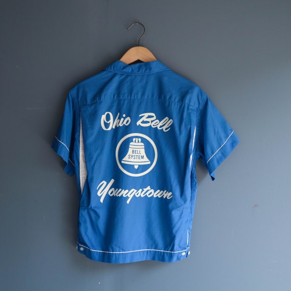Bell System Ohio Bell Blue Team Bowling Shirt