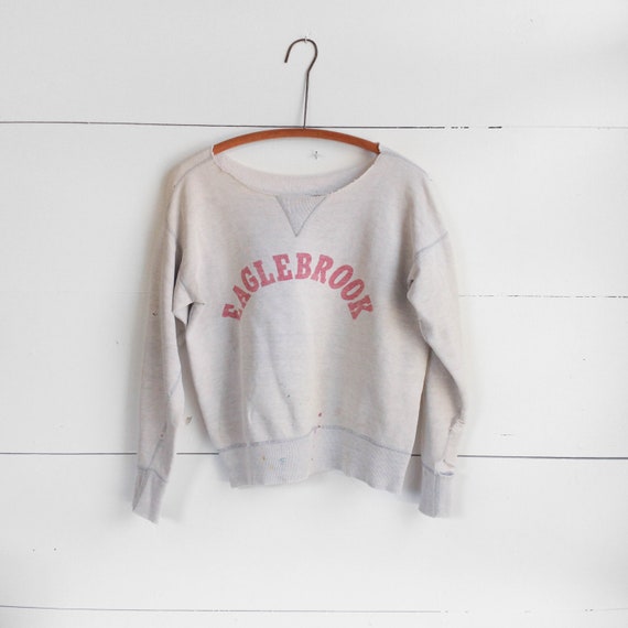1950’s Single V Stitch Thrashed Sweatshirt