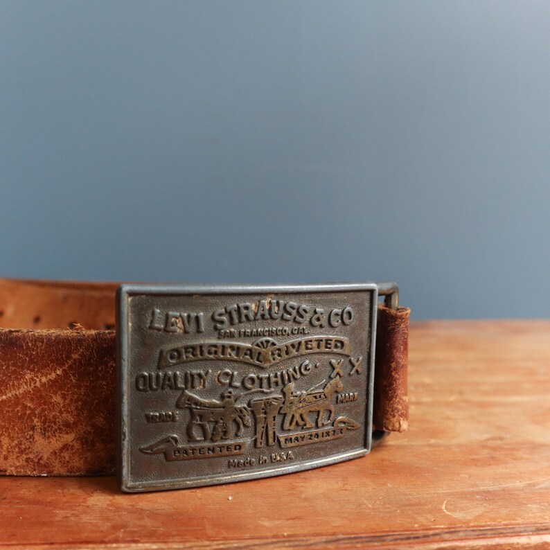 vintage levis belt buckle