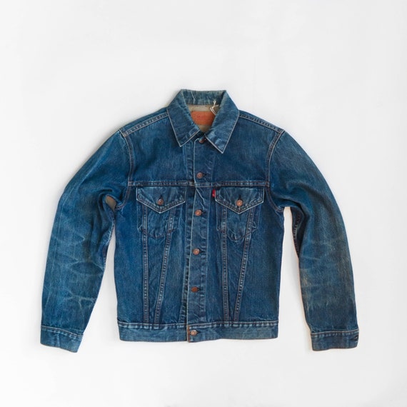 faded denim trucker jacket