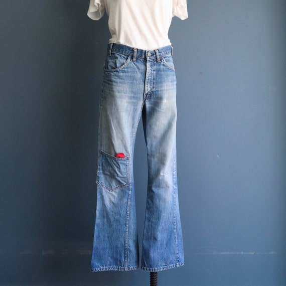 1970’s LEVI’S Orange Tab Big E Bell Bottoms