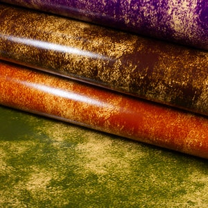 Pannelli in pelle conciata al vegetale Collezione Russo Leather Marbled