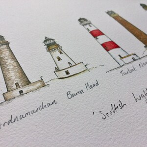 Lighthouse Print, 'scottish Lighthouses' Fine Art Glicee Print by ...