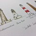 Lighthouse Print 'scottish Lighthouses' Fine Art - Etsy