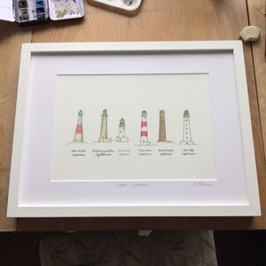 Lighthouse Print, 'scottish Lighthouses' Fine Art Glicee Print by ...