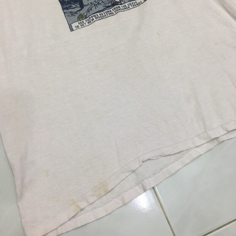 Vintage 80s Yuppies From Hell Marvel Comics T-shirt RARE !