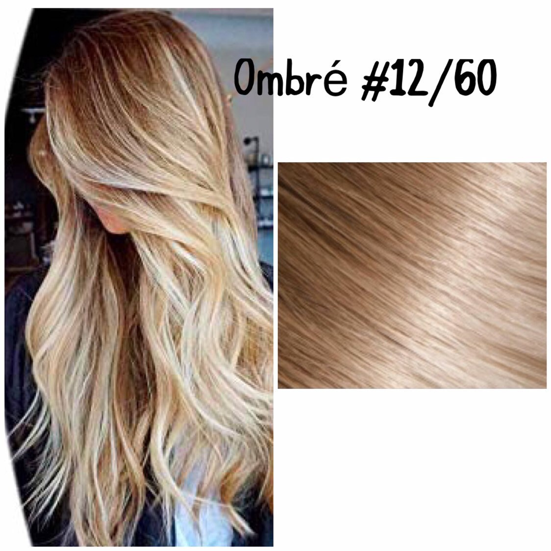 24 I Tip Wavy Ombre Human Hair Extensions 100 Human Remy Hair