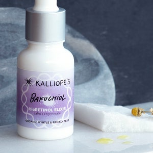 Bakuchiol 1% Botanical Face Regenerative Oil Bio Retinol Natural Anti Aging Organic Facial Serum for Sensitive Skin Reconstruction KALLIOPES
