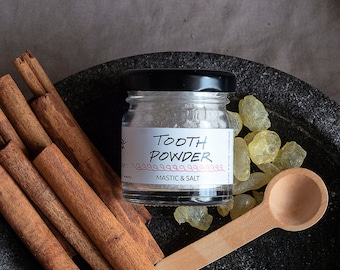 Zero Waste Tooth Powder | Natural Organic Herbal Mineral Clay & Salt Oral Balance Care