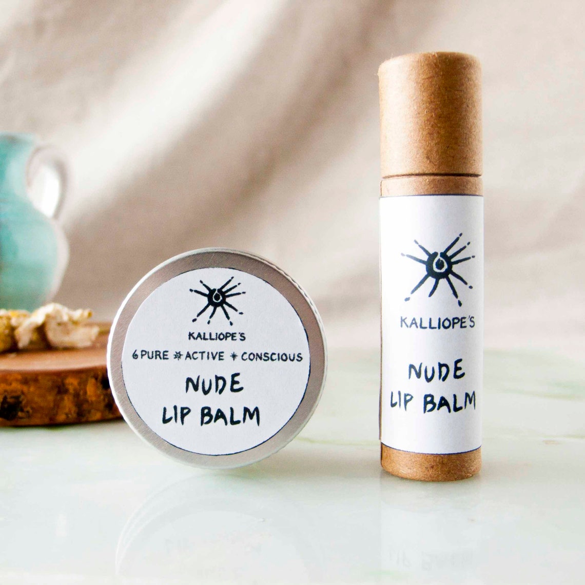 Organic Zero Waste Lip Balm Lip Protection Winter Dry Herbal Etsy