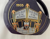 1935 Dish Night at the Movies Fiestaware Homer Laughlin Hlcca 2003 Small Disc Water Pitcher Collectors Association Original Box Fiesta