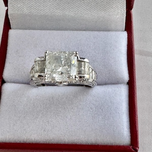 14K Solid White Gold Fancy Marquise Cubic Zirconia CZ