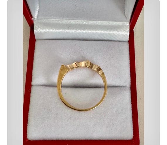 14K Solid Gold Brilliant Cut Simulated Diamond 38… - image 2