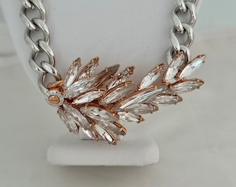 Henri Bendel Gold Chain and Rhinestone Multi-Strand Bracelet - Women\'s Accessory Henri Bendel Chain Fashion Bracelets for sale | eBay main image 4