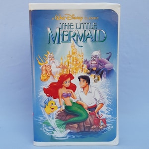 The Little Mermaid VHS. Disney The Classics Edition. Featuring Banned Cover Art. Clamshell Case.