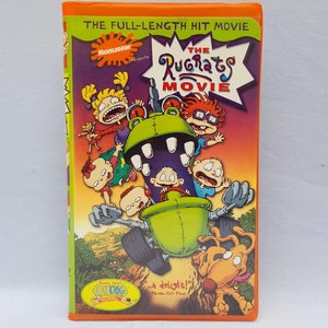 The Rugrats Movie (1998) VHS. Nickelodeon. Orange Clamshell Case. Featuring a Cat Dog Bonus Short.