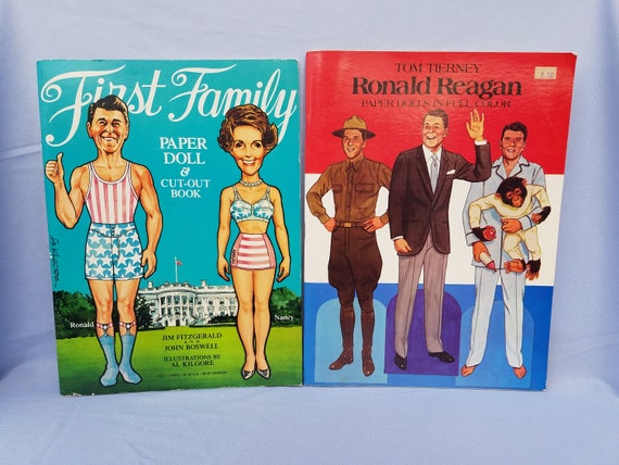 ronald reagan paper dolls