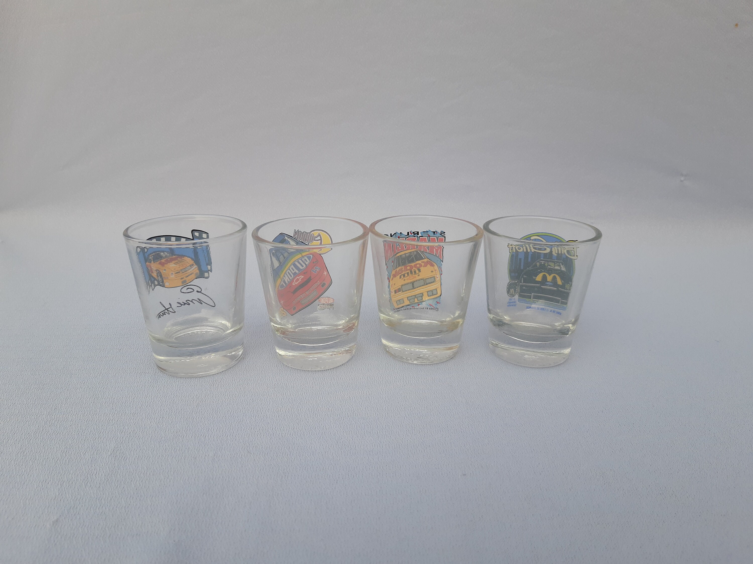 90's Nascar Shot Glasses. Jeff Gordon Bill Elliott Etsy