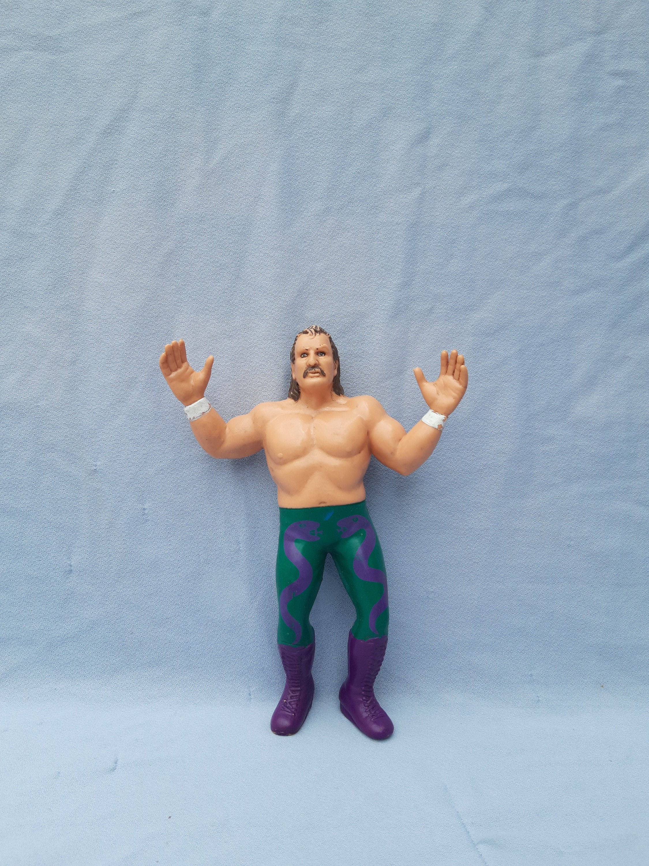 1987 Jake The Snake Roberts Wrestling Figure 8 Inches Tall | Etsy