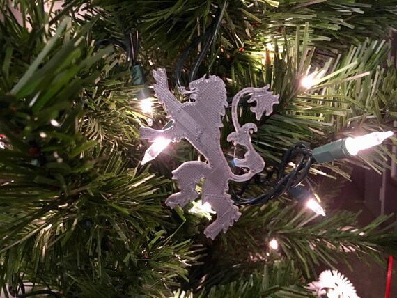 House Of Lannister Game Of Thrones Tree Ornament 3d Printed Etsy