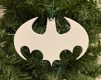 Bat Shape 101 - Plastic (White) (Laser Cut Acrylic)