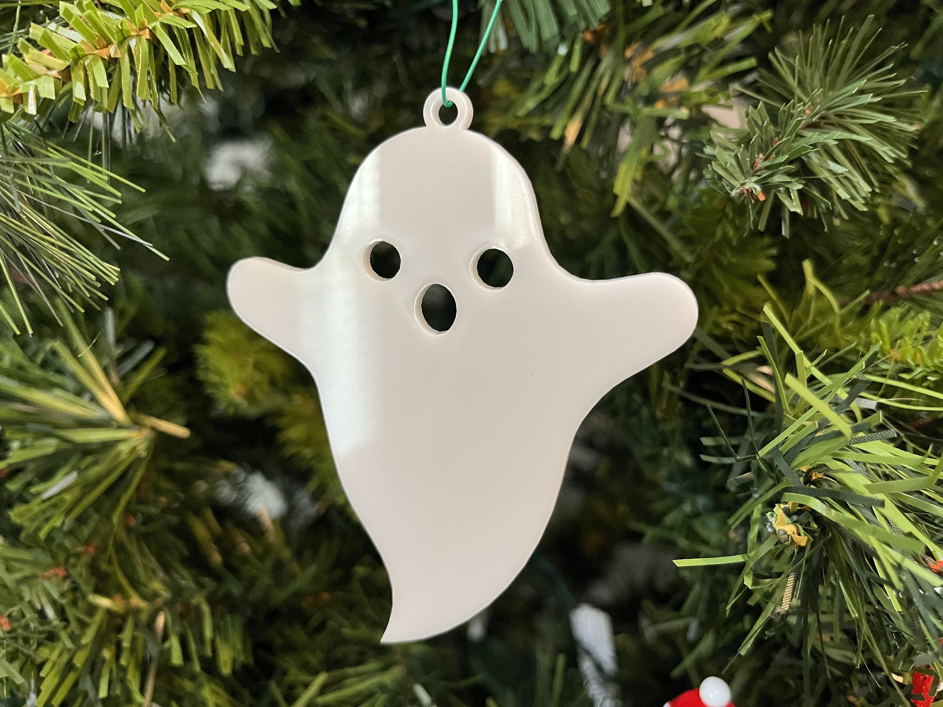 Ghost 104 Ornament - Plastic (white) (laser Cut Acrylic) - Etsy