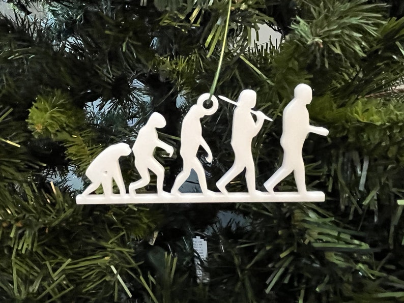 Evolution Shape Ornament - Plastic (white) (laser Cut Acrylic) - Etsy
