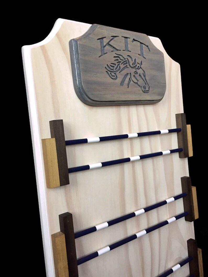 Personalized Horse Show Ribbon Holder Award Ribbon Rack Etsy