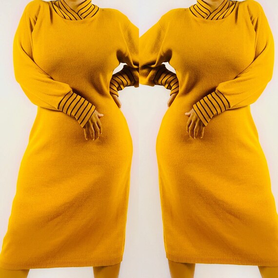Vintage sweater dress size medium