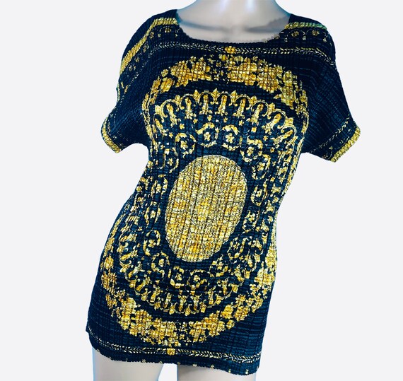 versace inspired blouse