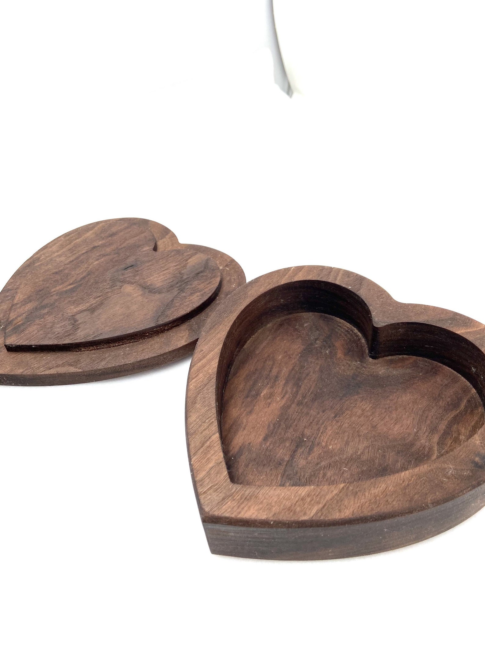 Box Heartshaped Keepsake Jewelry Box Small Storage Engraved Etsy