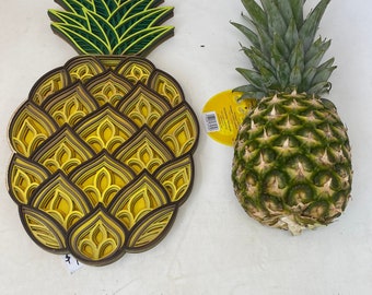 Wall Decoration Mandala 3D Art Multilayer Spiritual Pineapple 7117
