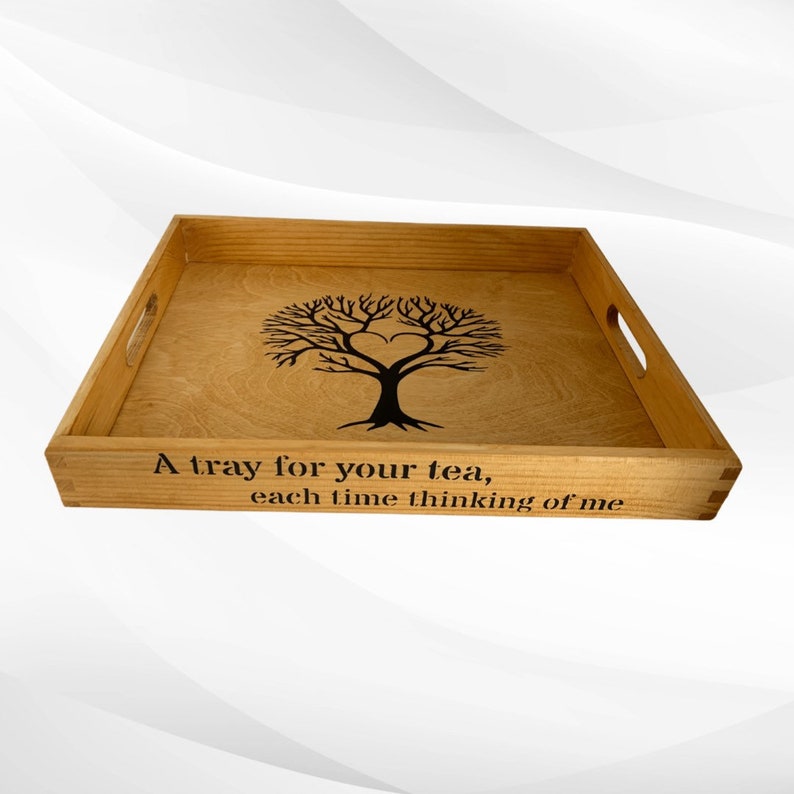 Personalised Tea Tray Tea Lovers Gift Kitchen Tray Etsy