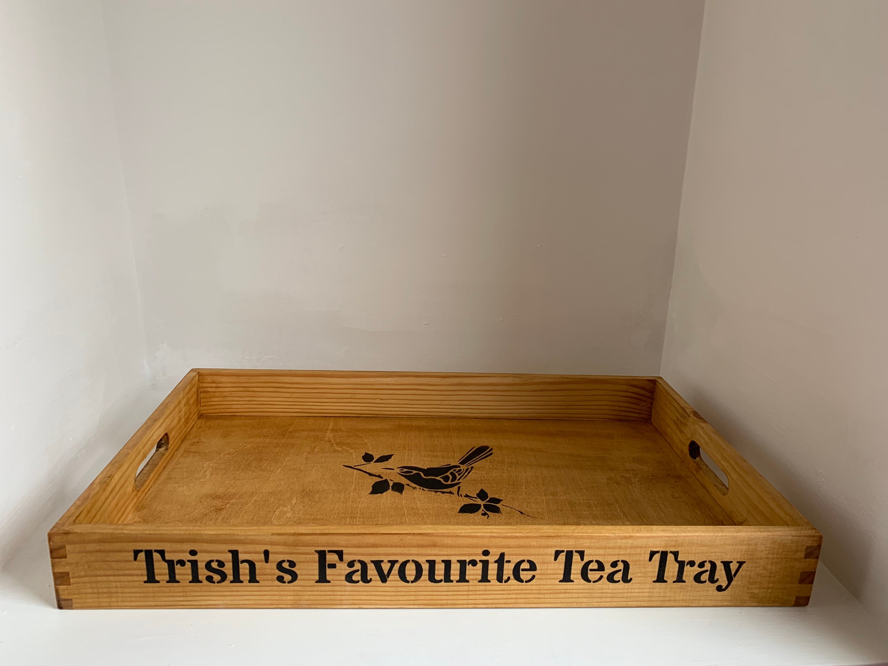 Personalised Tea tray tea lovers gift kitchen tray Etsy