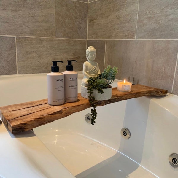 Wood Bathtub Tray - Etsy