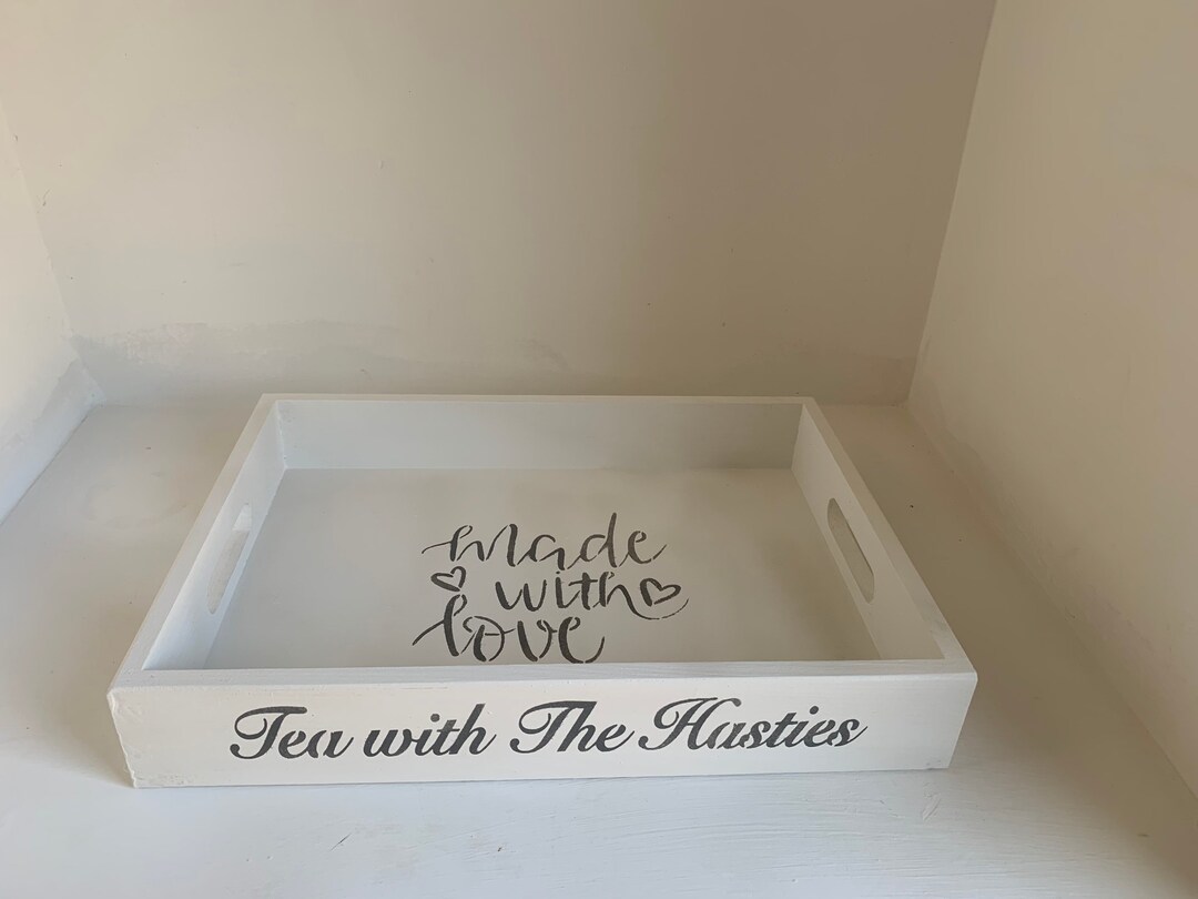 Personalised Tea Tray Tea Lovers Gift Kitchen Tray Etsy