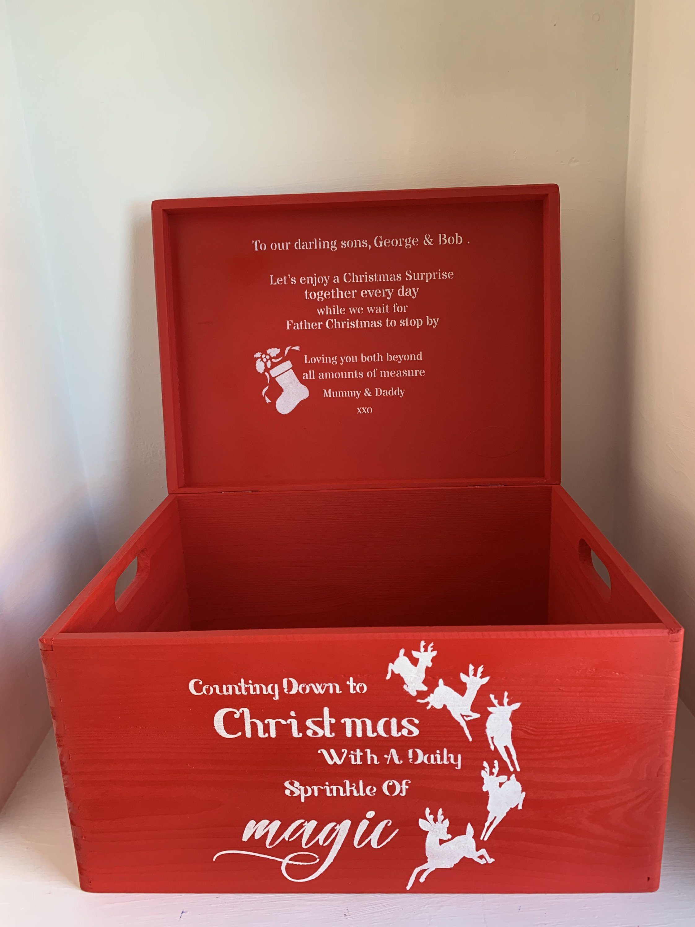Personalised Christmas Box Christmas HamperFREE UK P&P | Etsy