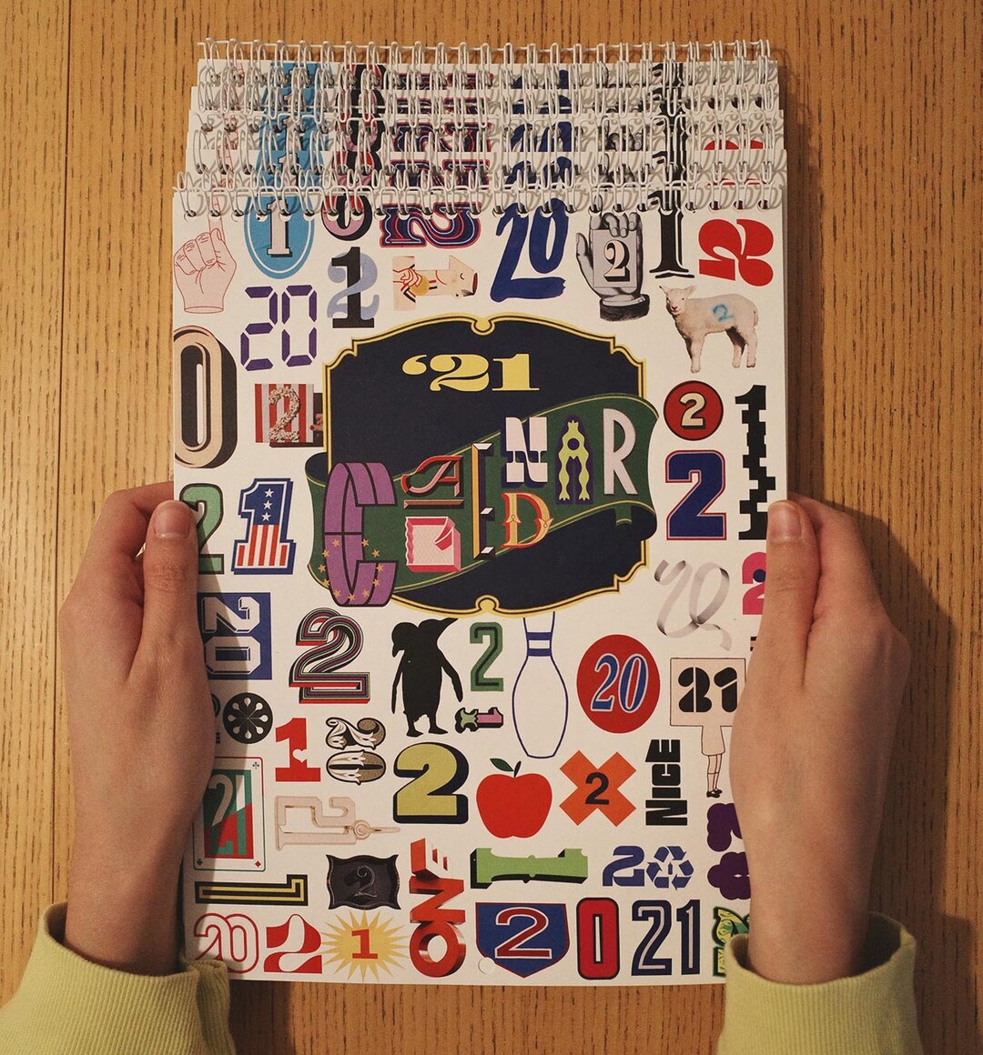 2021 Calendar With Sticker Sheet - Etsy