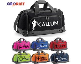 Personalised Rugby Holdall Boys Girls Customised Kids School PE Sports Gym Shoe Kit Bag