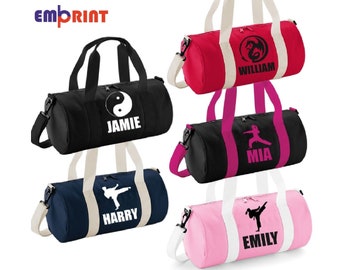 Personalised Karate Bag Kids Martial Arts Uniform Boys Girls Judo Kit Childrens Taekwondo