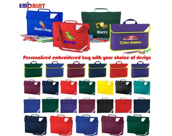 music bag Personalised musical note shopping tote bag gift book bag glitter