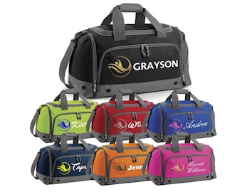 Personalised Swimming Holdall School Diving Bag Boys Girls Towel Kids PE Kit Gym Wet Sack Family Swim