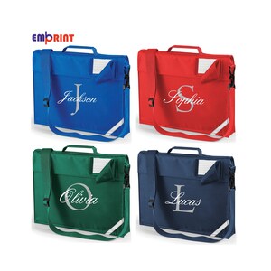 initial book bags